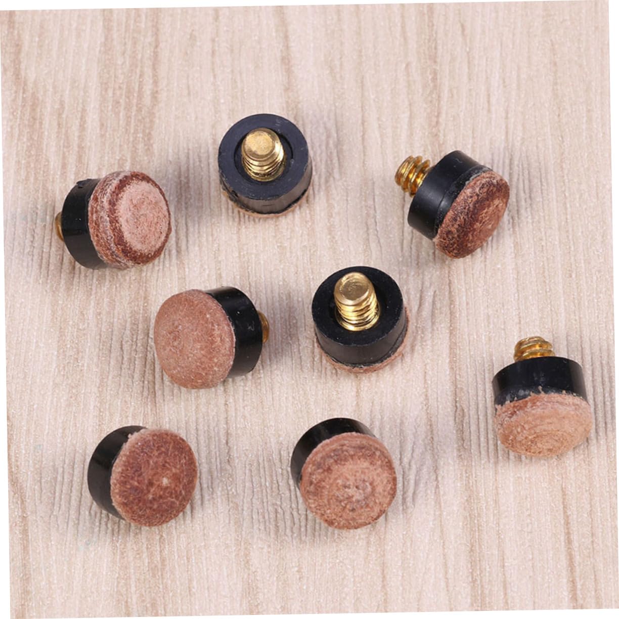 VICASKY 20Pcs Billiard Pool Stick Tips Durable Replacement Snooker Tips High Performance Billiard Accessories for Enhanced Gameplay Easy to Use Carry