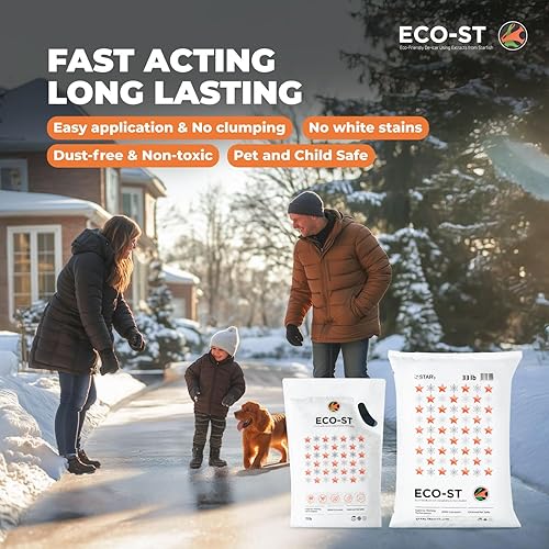 Miniatura 6 de Star'sTech ECO-ST - Derretimiento de hielo con extracto de estrella de mar, seguro para concreto, ecológico y seguro para mascotas, derretimiento de