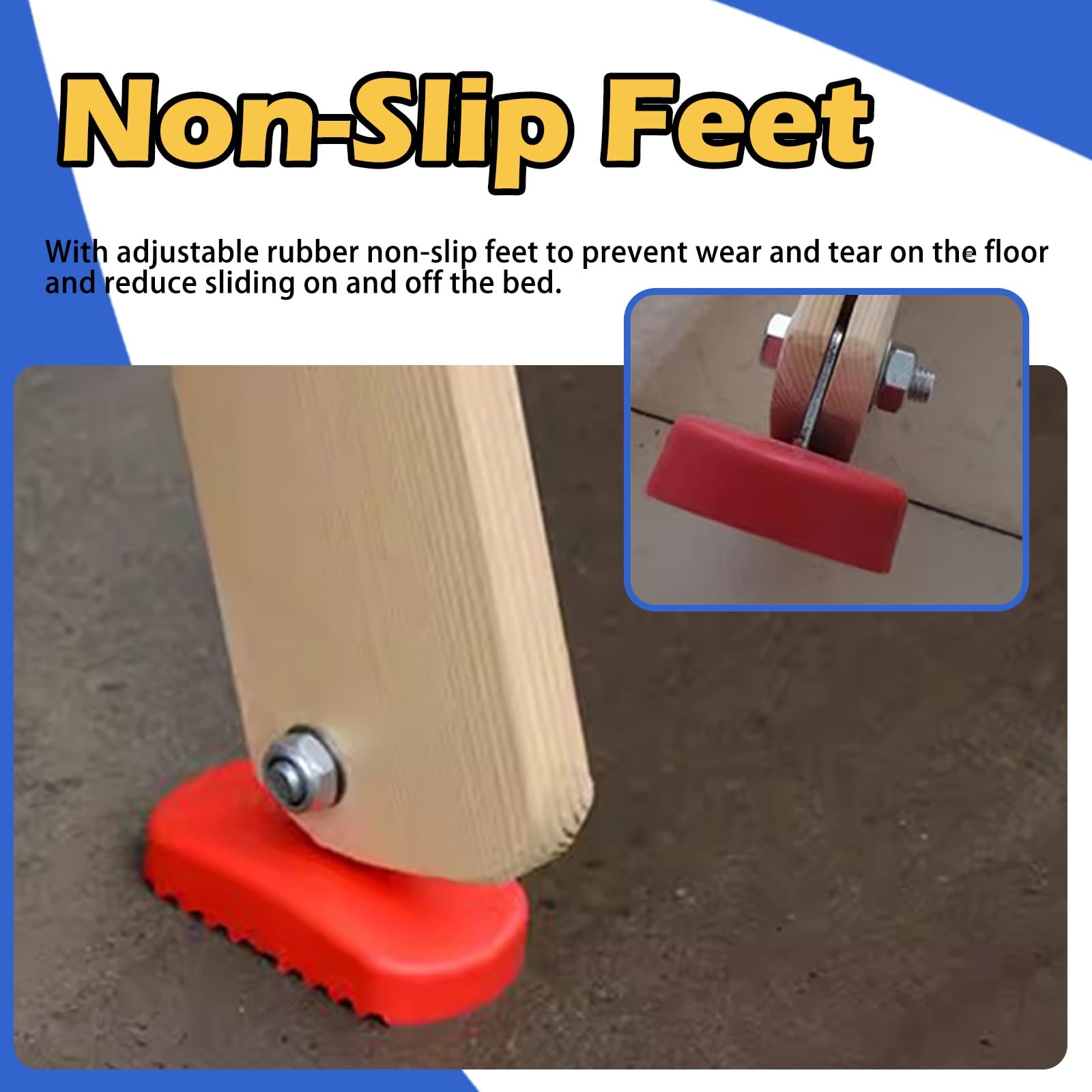 Escalera de cama de madera de 5 peldaños con patas antideslizantes, escalones comerciales para literas para hoteles y apartamentos, ideal para exteriores (150 cm)