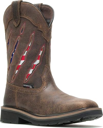Wolverine Botas Wellington impermeables con punta de acero para hombre