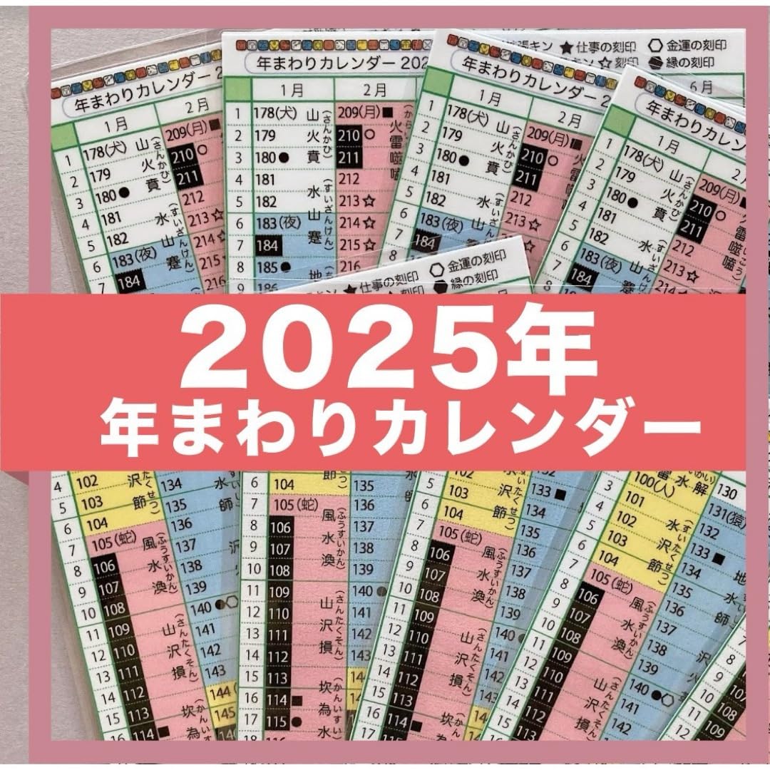 Amazon.co.jp: マヤ暦2025年年まわりカレンダーミラクル