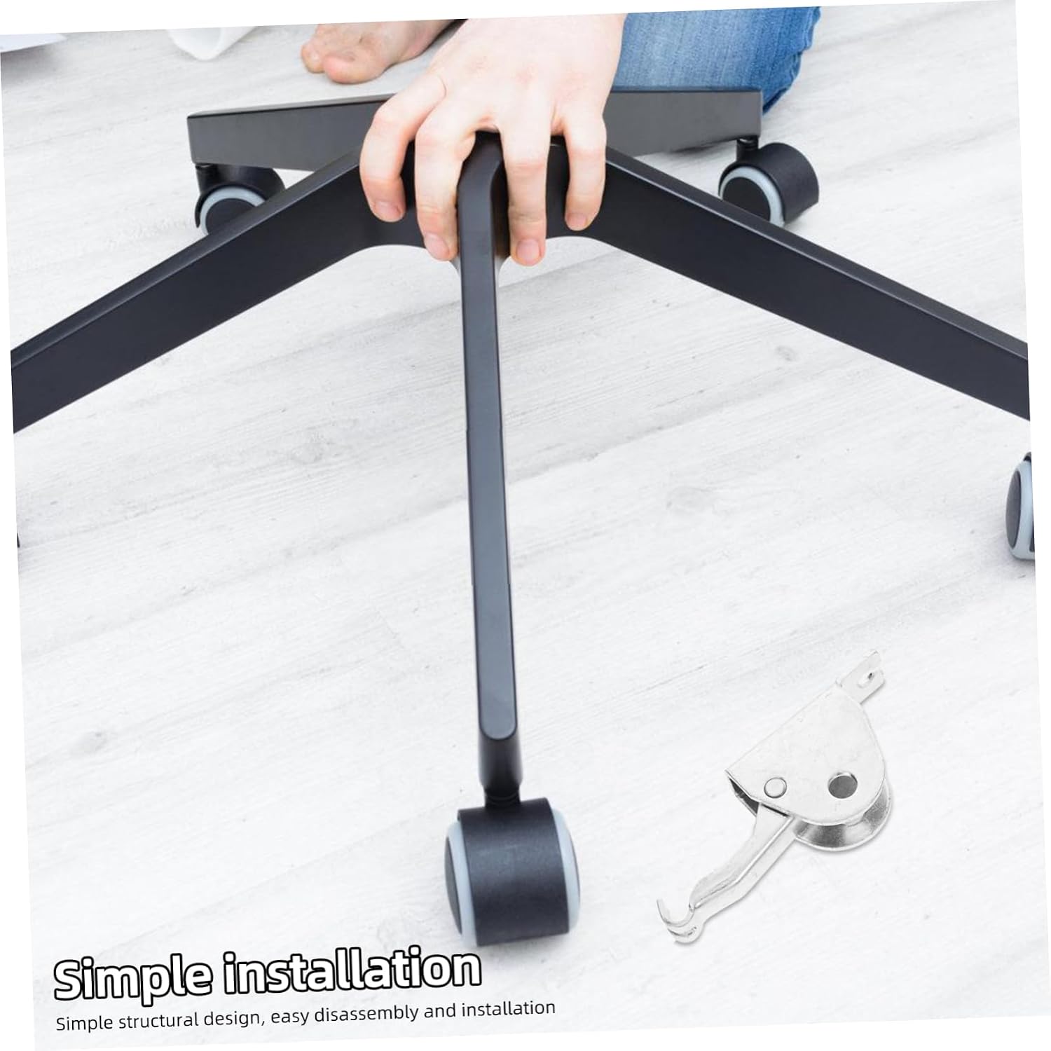 U Shaped Chair Base Bracket for Salon Hairdressing Chair Iron