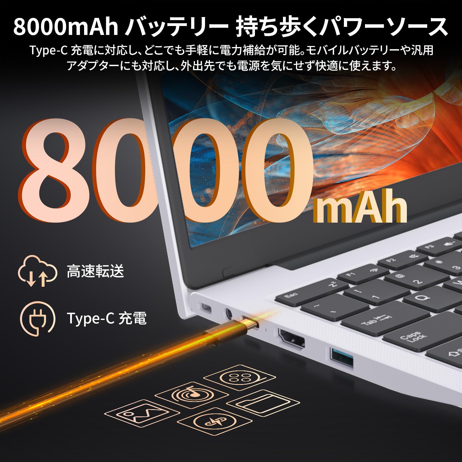 Amazon.co.jp: YHBIN ノートパソコン ゲーミング Core i7 1185G7 15.6