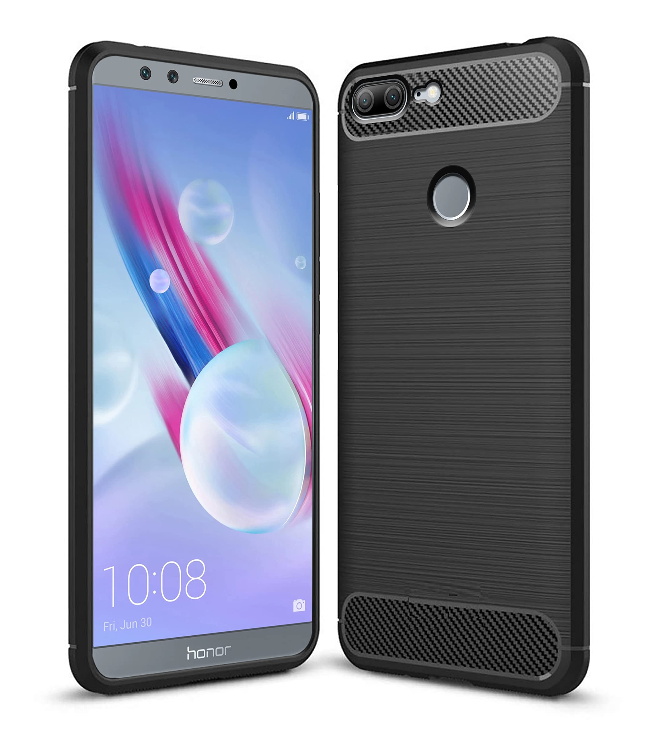 Zapcase Back Cover Case for Huawei Honor 9 Lite | Compatible for Huawei Honor 9 Lite Back Cover Case | 360 Degree Protection | Soft and Flexible (TPU | Matte Black) (B079ND2MQZ) Amazon Price History, Amazon Price Tracker
