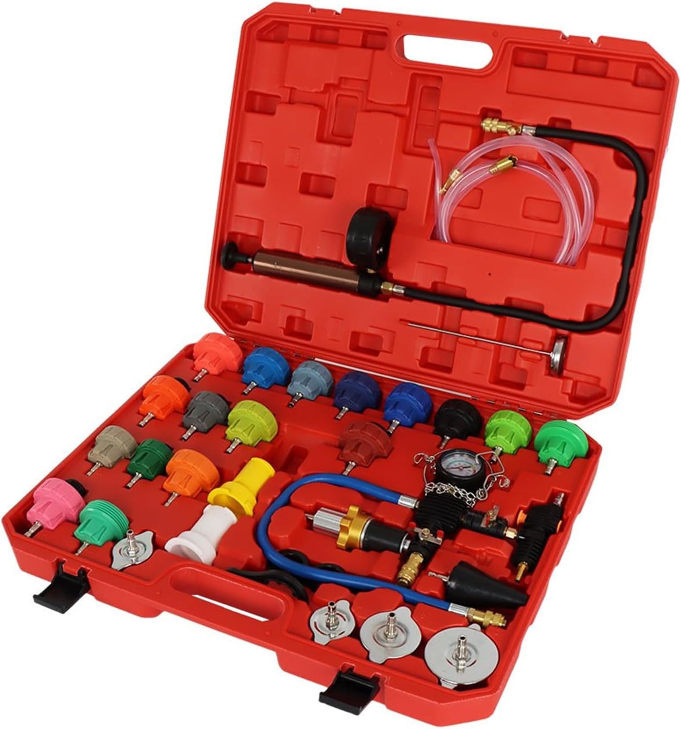 waltyotur 33 pcs Radiator Pressure Tester VacuumType