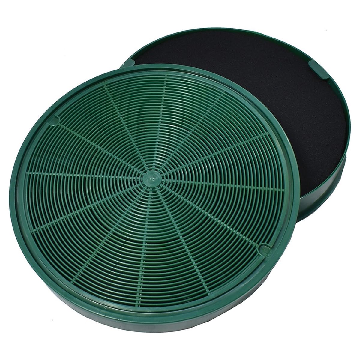 / 2 filtros de carbón activo Long Life/apto para campanas de cocina AEG, Faber, Zanussi, MCFE31 9029801306 EFF77 4055171344