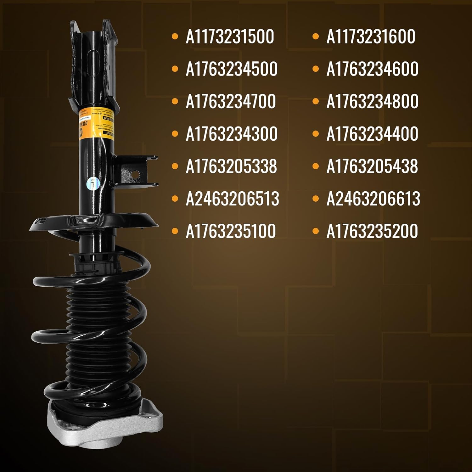 A1173231500 Front Shocks and Struts for Mercedes Benz CLA C117 X117 CLA250 2013-2019, A-Class W176 A200 A45 AMG 2012-2018 Left Right Front Strut Shock Absorber