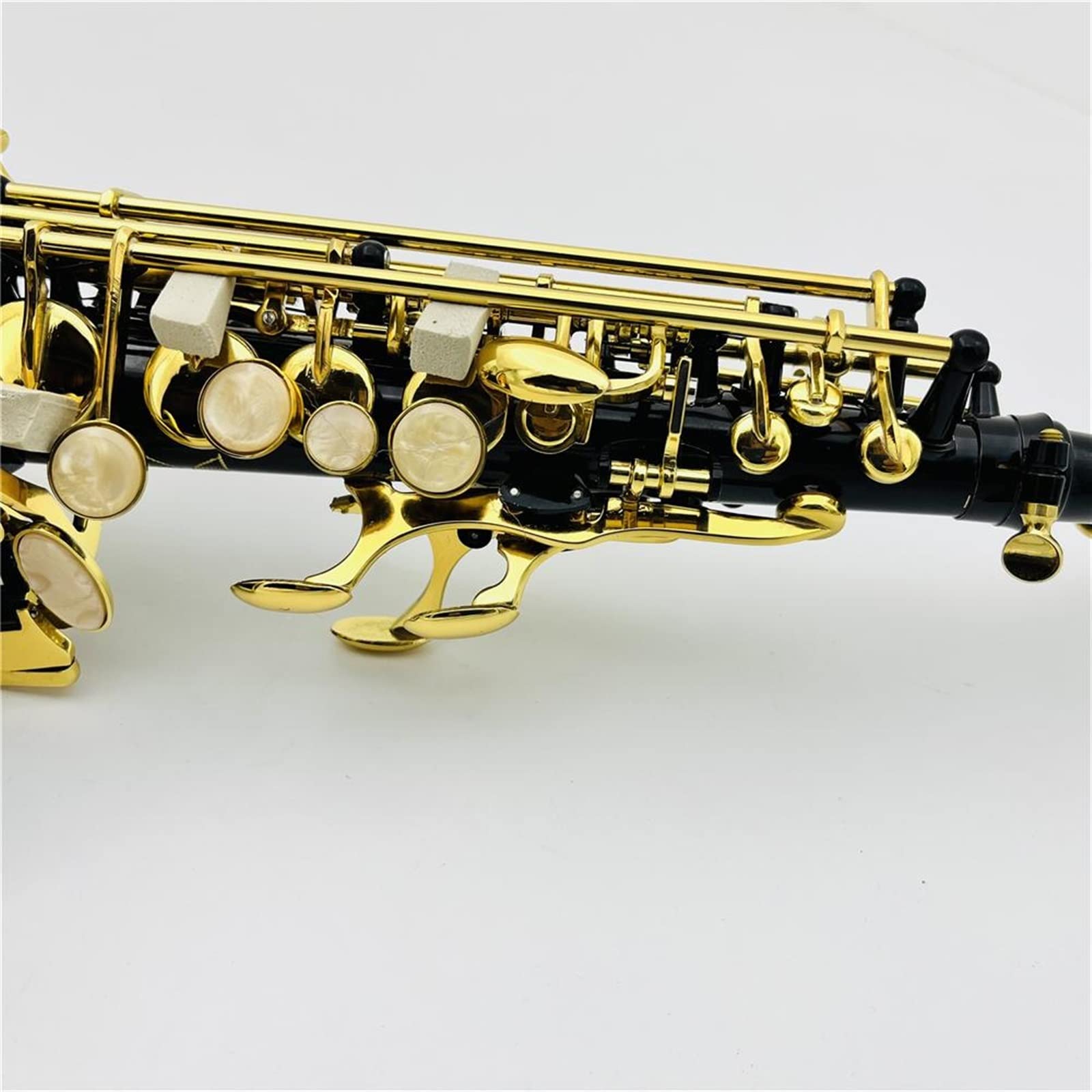Saxofones Saxofón Curvo Profesional B-Flat Saxofón con Patrón Exquisito Grabado