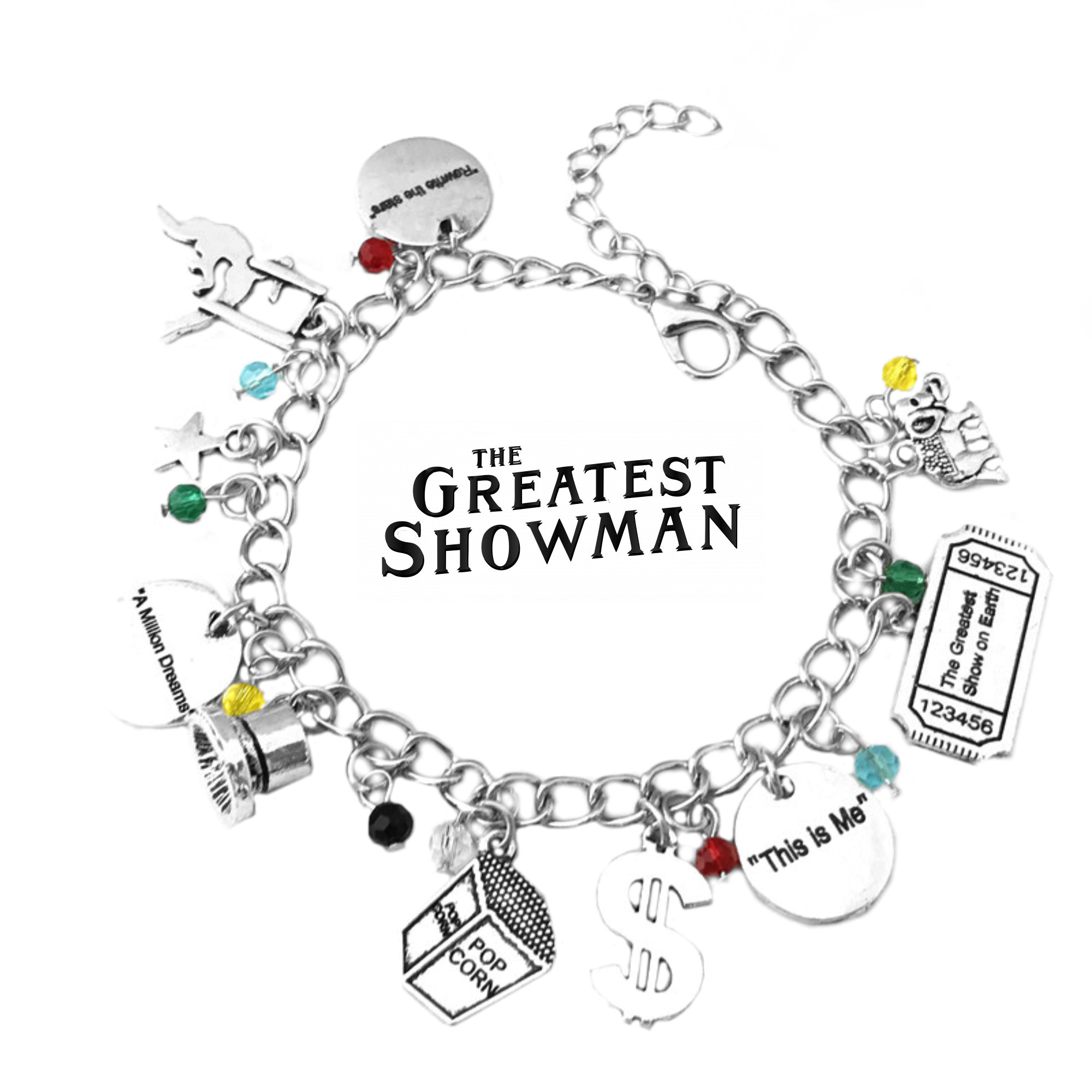 The Greatest Showman Hugh Jackman Charm Bracelet Broadway Musical