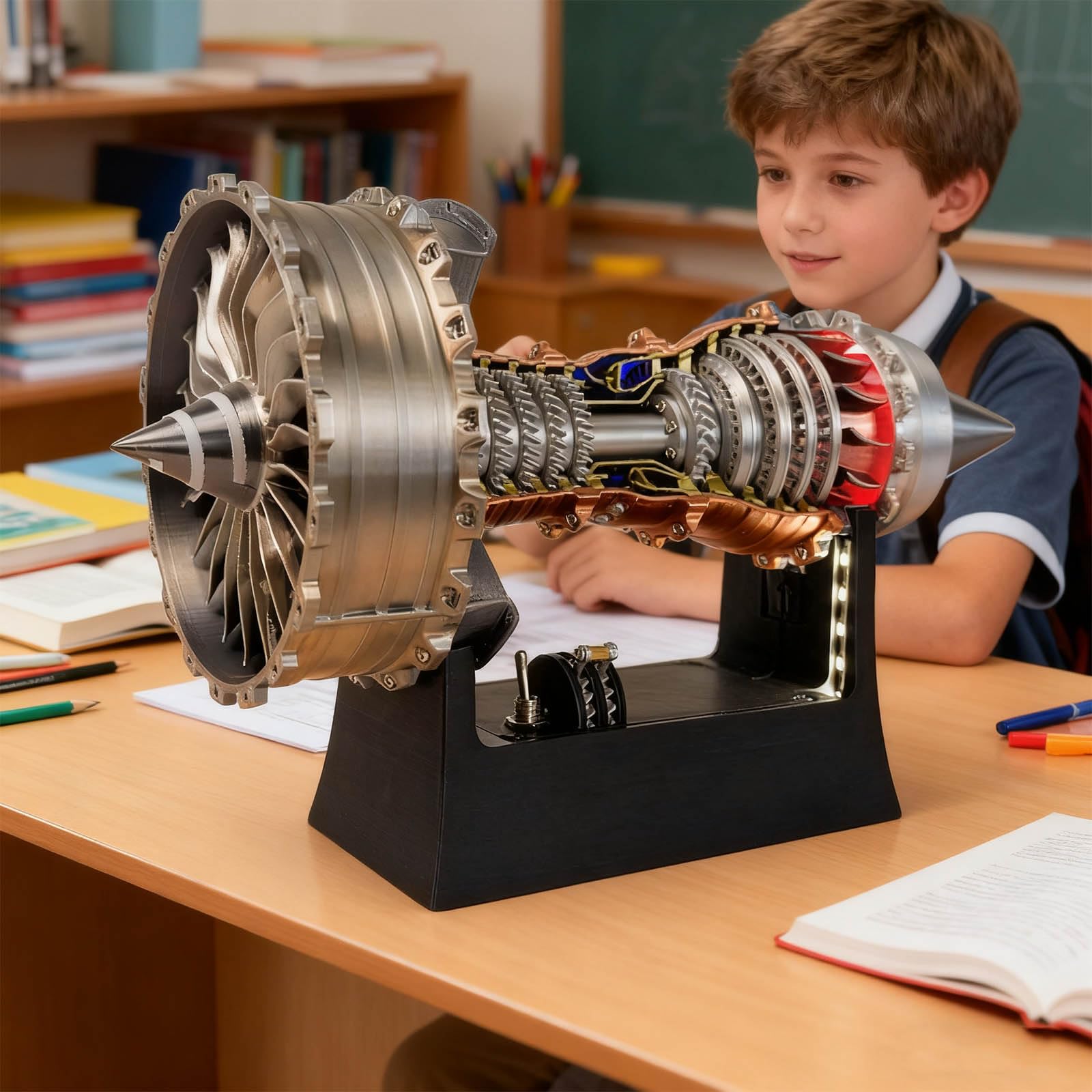 Umweltbewusstes Luftfahrt-Display-Modell, das komplexe Details hervorhebt, für erwachsene Sammler und Dekorateure, einfache Montage, Modell-Set