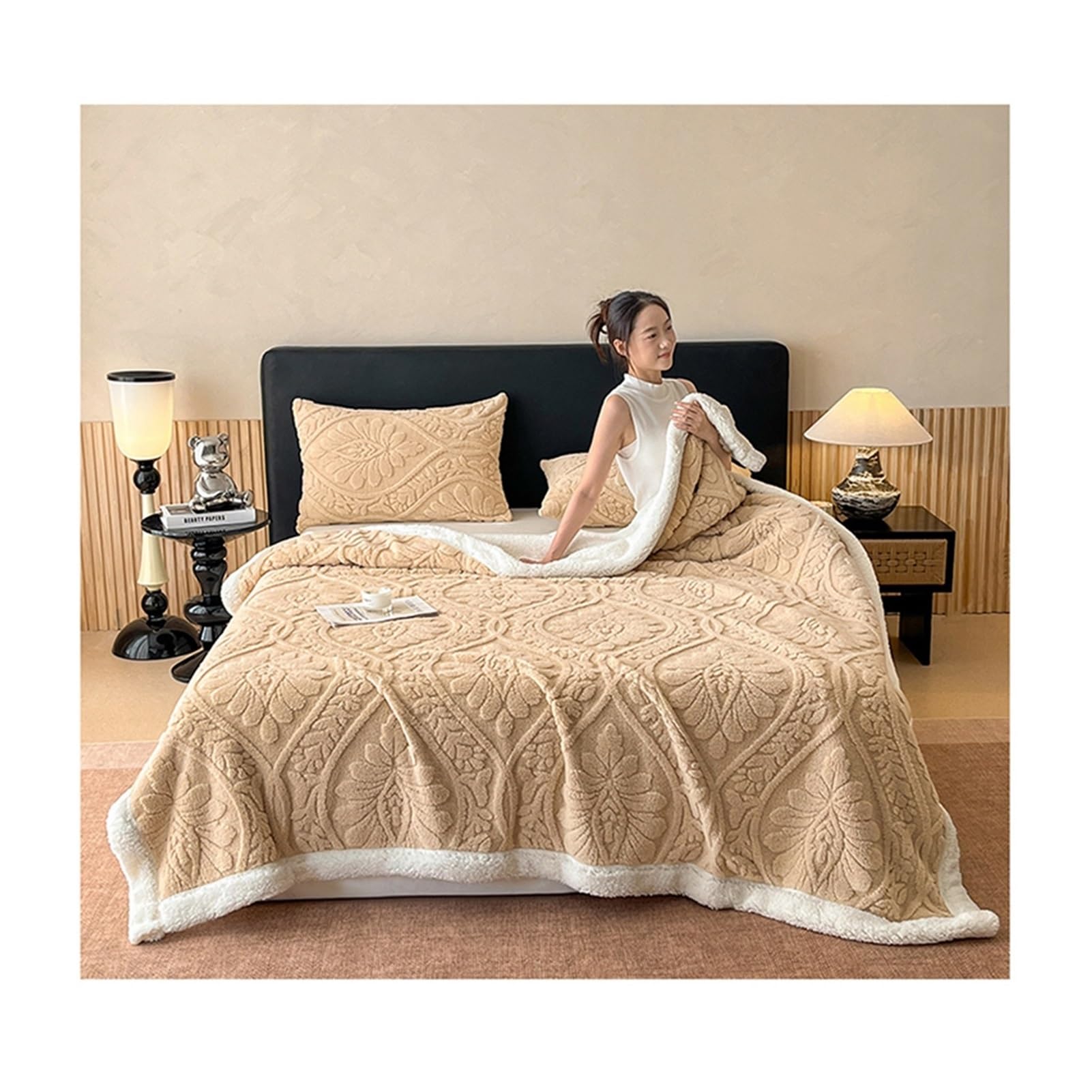 Lenzuolo sopra singolo matrimoniale king size super king in Flanella Tinta Unita per Letti 90cm 150cm 180cm 200cm (Color : Gray(Grey), Size : 200x230cm)