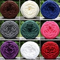 Vista 3 de Bufanda suave para bricolaje, toalla de hilo grueso, bola de tejer a mano, ganchillo, regalo de manualidades, hilo elegante y simple, suave