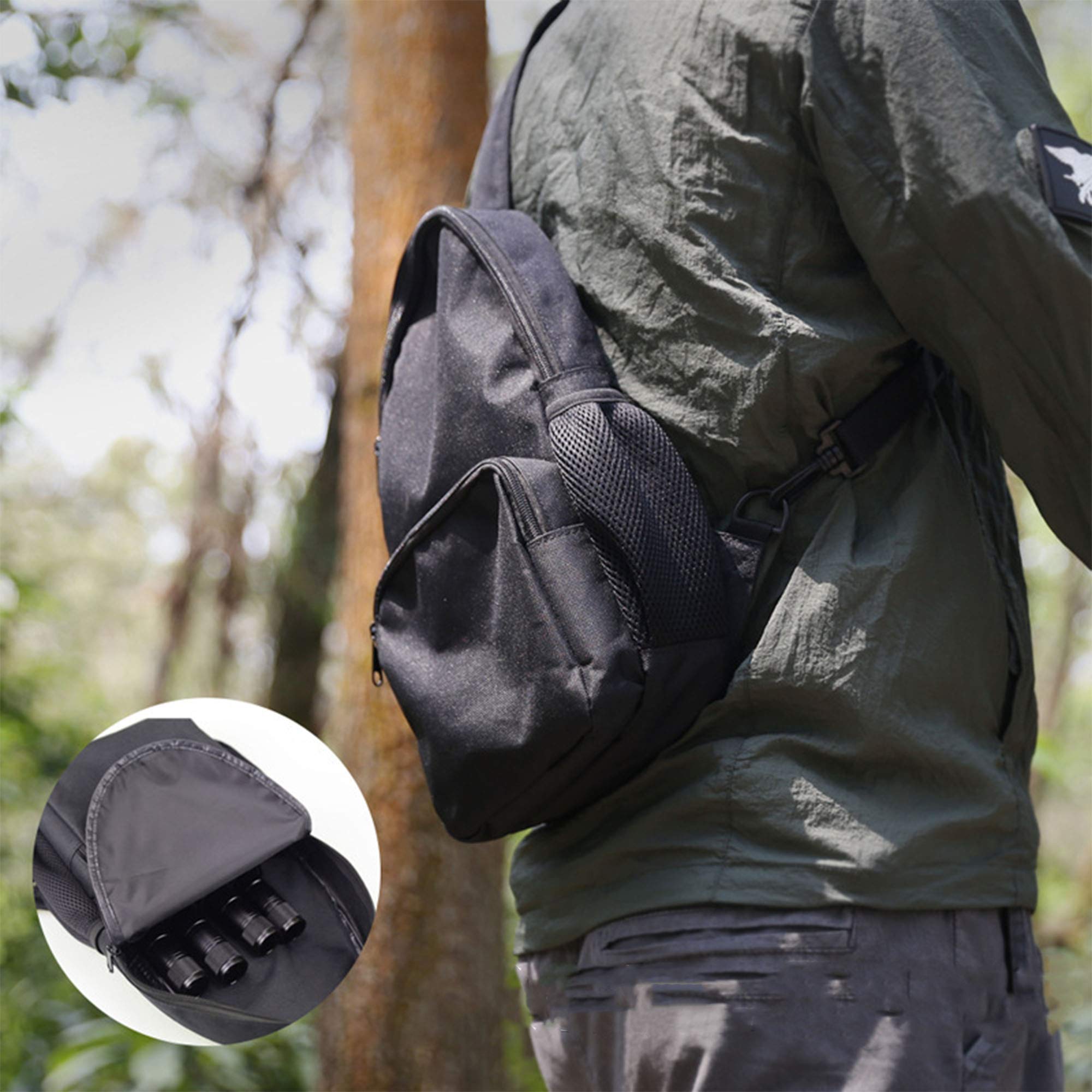1 para kijków trekkingowych do użytku na zewnątrz, do trekkingu, składane, teleskopowe, czarne, 85 cm