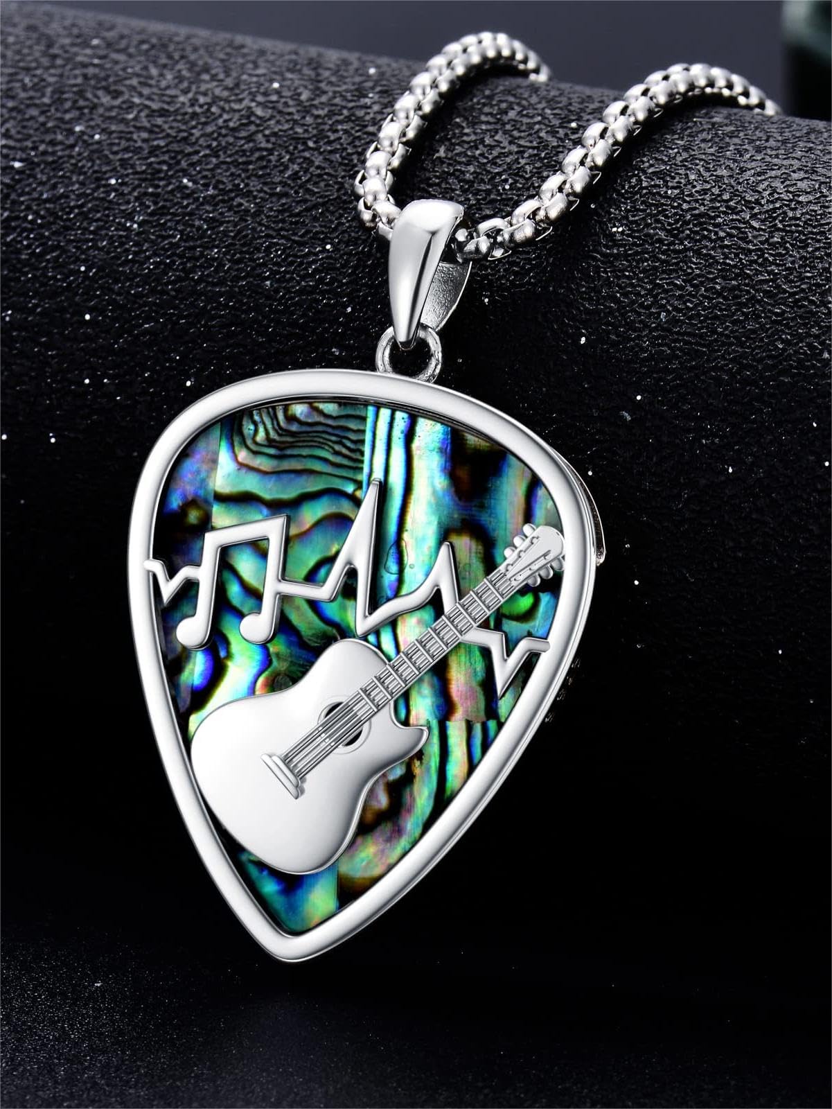 Gitarren Plektrum/Lotus/Chakra/Elefanten/Engelsflügel Engel/Kleeblatt/Mutter Tochter/Kürbis/Schwester/Koala/Eule Baum/Kompass/Stethoskop Halskette Sterling Silber 925 Halsketten für Damen