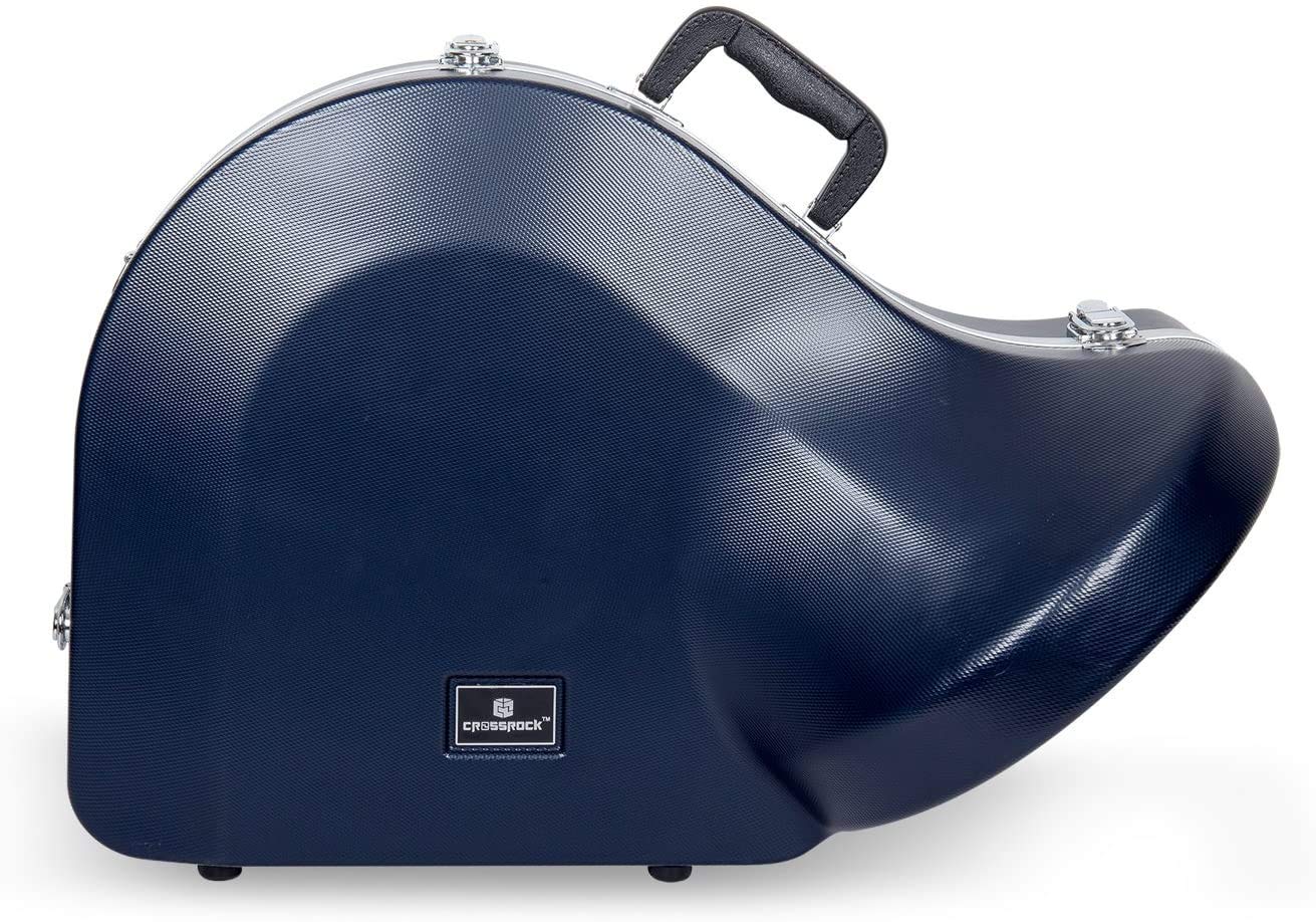 Amazon.com: Crossrock ABS Molded Blue French Horn Case : Musical