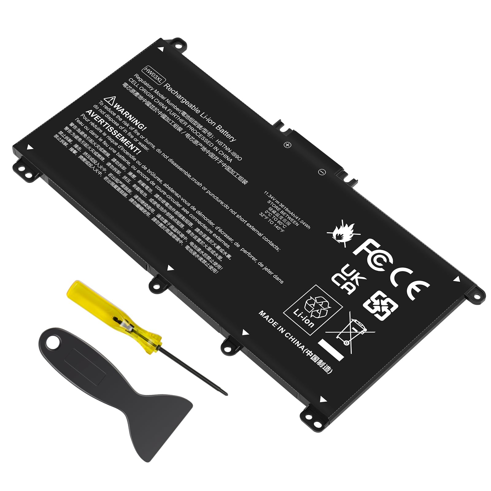 TREE.NB HW03XL HSTNN-IB9O Laptop Battery Replacement for HP Pavilion 15-EG 15-EH 15-EG0XXX 15-EH0XXX 15-EG1025CL 15-EG1053CL 15-EG1073CL 15-EH1254NG Series HSTNN-IB90 HWO3XL HSTNN-LB8U