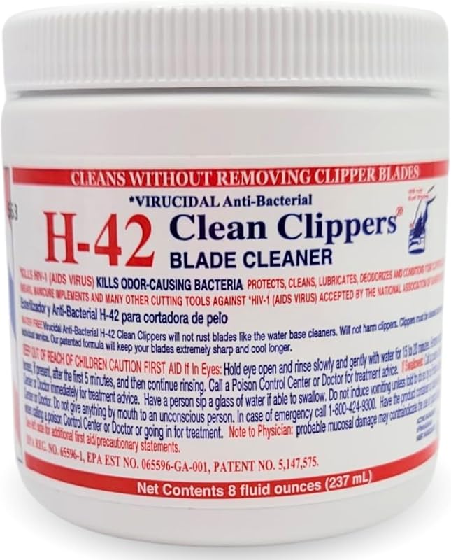 Limpador de lâminas H-42 CLEAN CLIPPERS, 236 mL