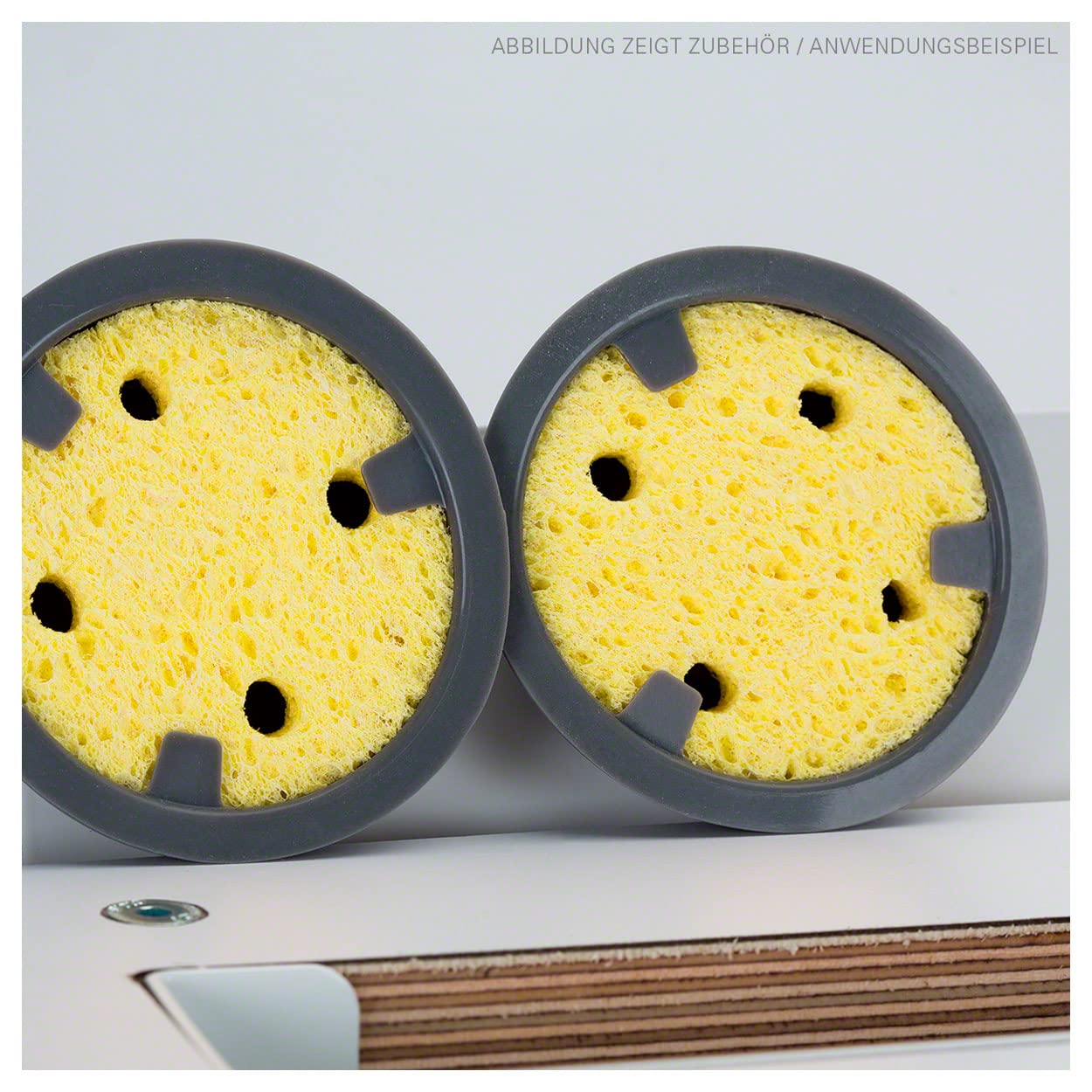Vakuum Rundschwamm Ø 90 mm, 4 Stück