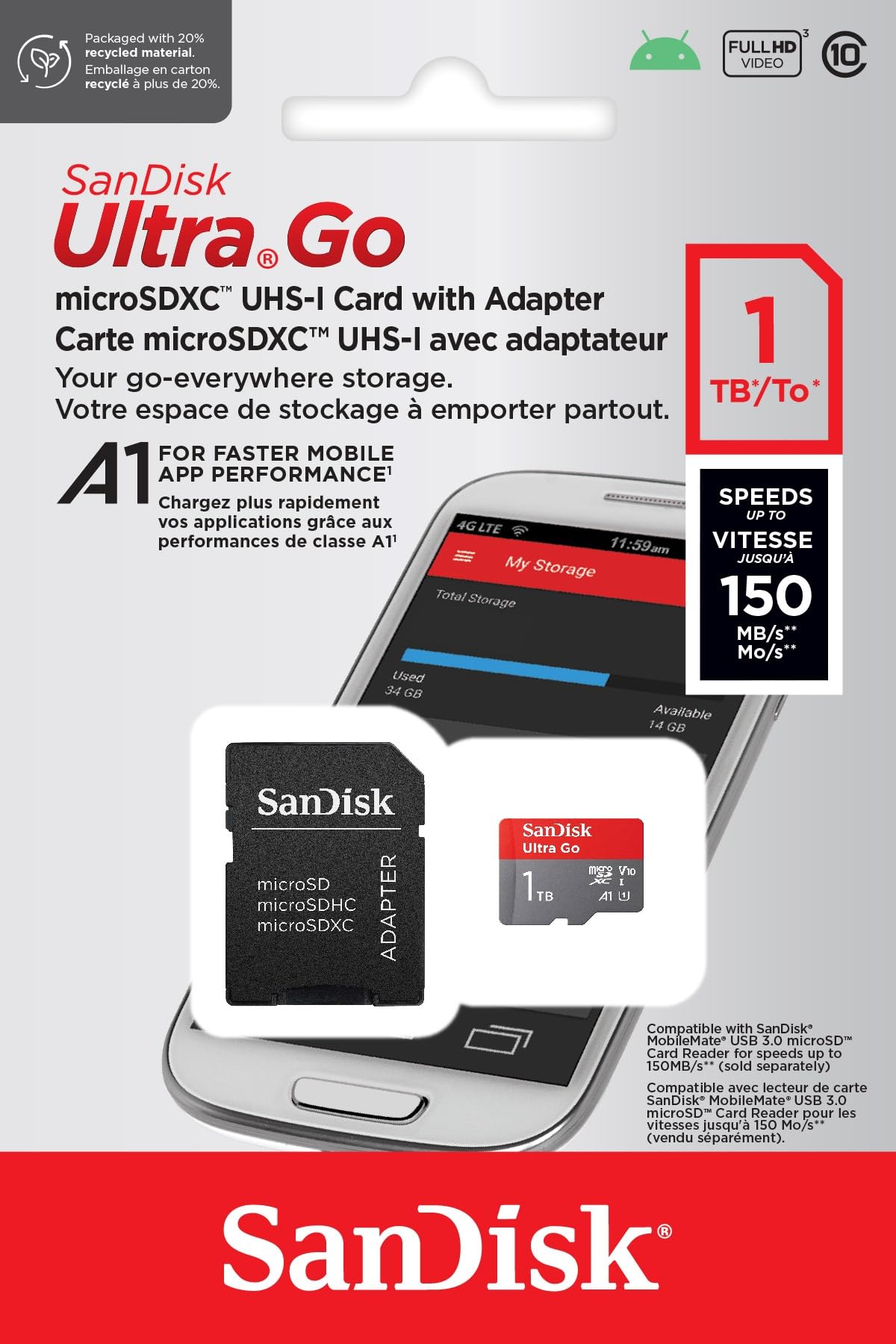 Anuncio adolescentes cantidad de ventas sandisk micro sdxc kaart uhs i ultra ton