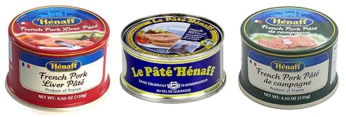 De Francia Henaff Mix Patés y Rillette 3 Tipos de Diferentes Sabores
