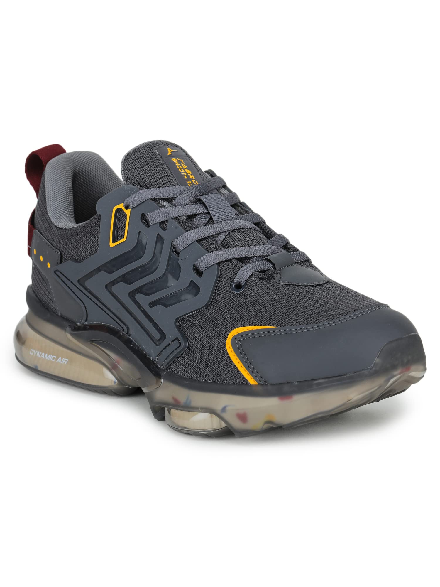 ABROS Mens Thar ASSG1128 Sports Shoes -D.Grey/Mustard -10UK (B09V5H16ZM) Amazon Price History, Amazon Price Tracker