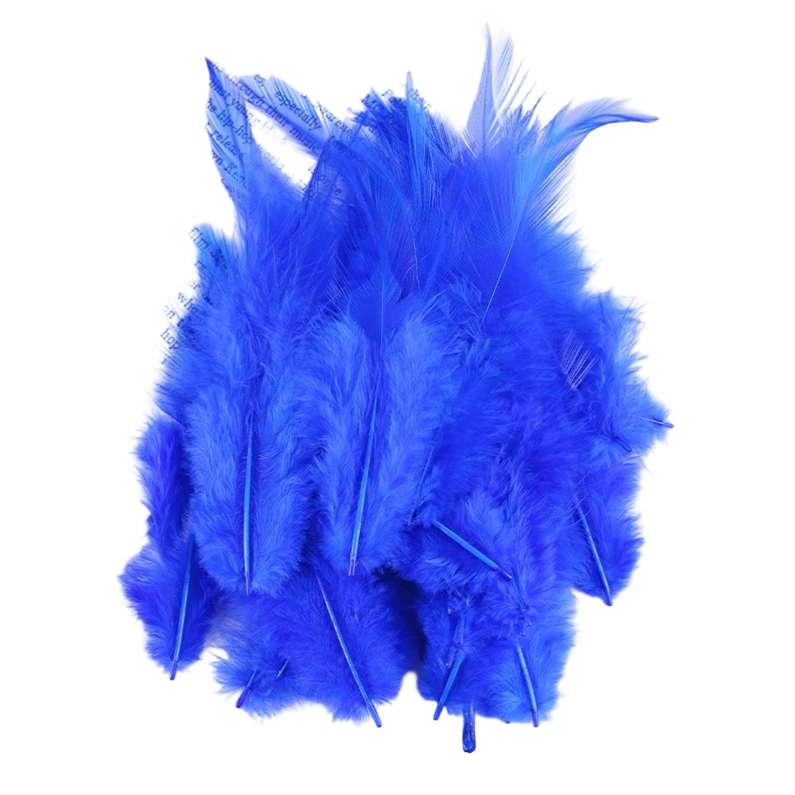 Hsioluted 100PCS Soft Plumage for Projects Portable Decorative Materials Ideal for Costume Design and Party Decoration Long Craft Quills