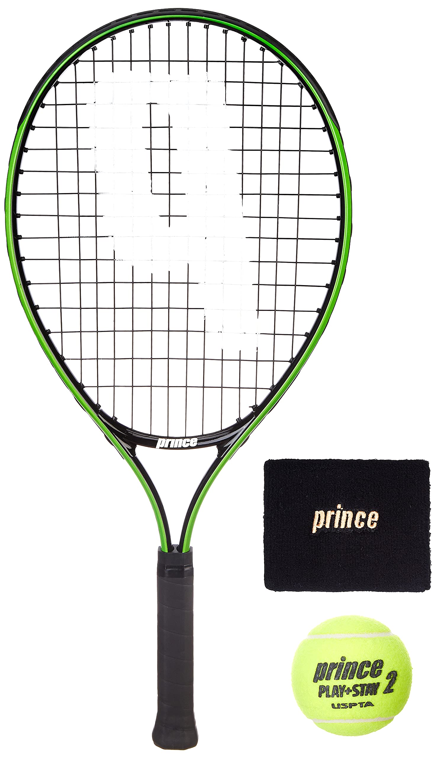 Prince tour 23 tennis racket with Stage 2 orange tennis ball 1 doz and Wristband BK/GOLD (B098P7XLQY) Amazon Price History, Amazon Price Tracker