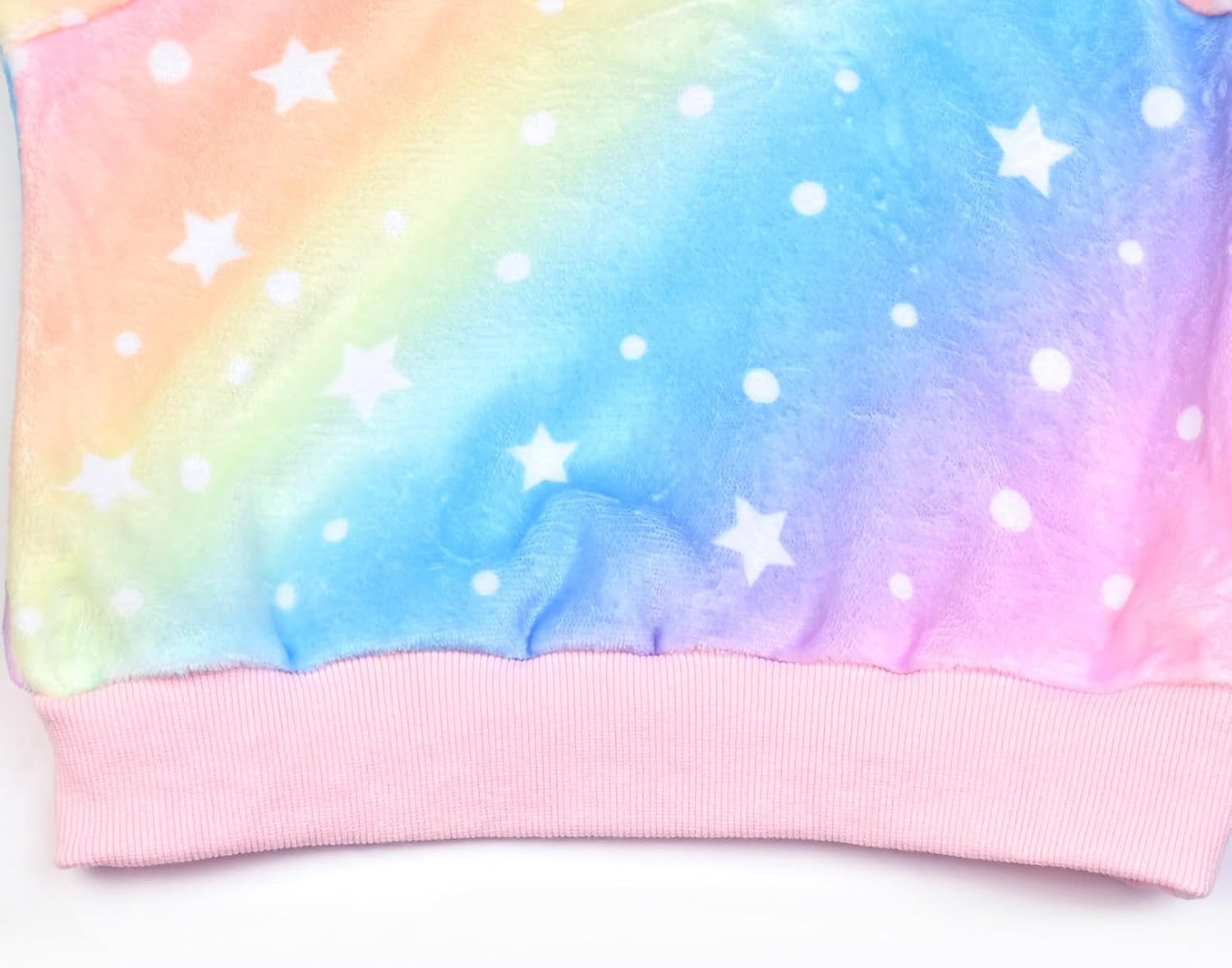 QPANCY Girls Pjs Set Two Piece Fleece Pajamas kids Fall Winter Long Sleeve pajamas Loungewear - Image 4