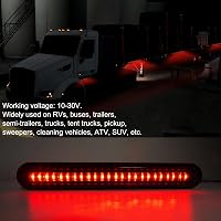 Greluma 12-24V 48 LED-es Utánfutó Féklámpa Szett - Piros-Sárga Multifunkciós Vízálló Hátsó Lámpa Autóhoz, UTV-hez 7