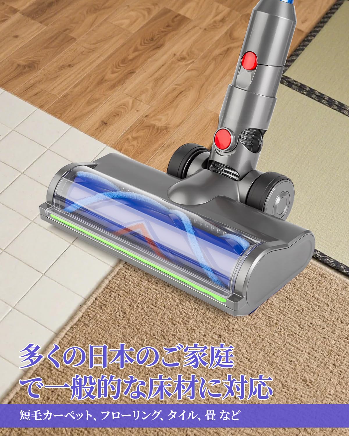 Amazon | SV18, V12 掃除機ヘッド、LEDダスト検出ヘッド、ダイソンV12