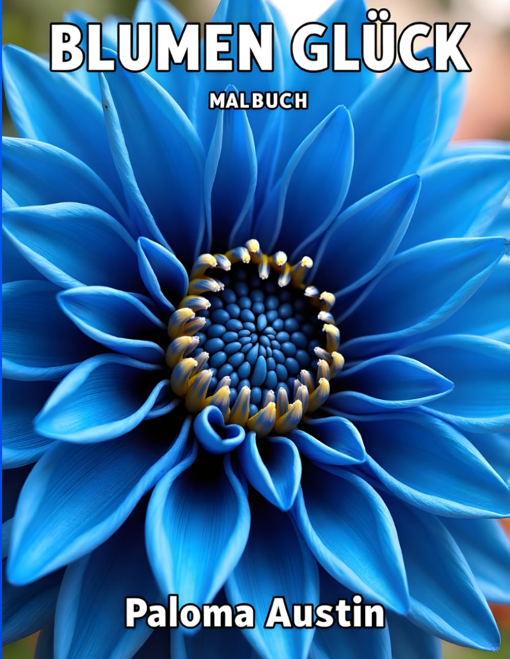 Blumen Glück: Malbuch für Erwachsene mit 60 entspannenden Blumenmotiven. Ein beruhigendes Ausmal-Erlebnis für Stressabbau, Achtsamkeit und kreative Entfaltung