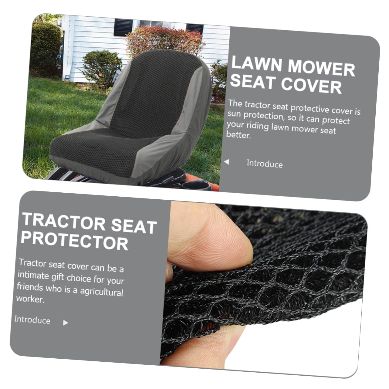BESPORTBLE 5piezas Cubierta De Asiento Para Cortacésped De Equitación Funda y Transpirable Para Tractor Protección Uv y Resistente Al Accesorio Para Jardinería y Maquinaria De Exterior
