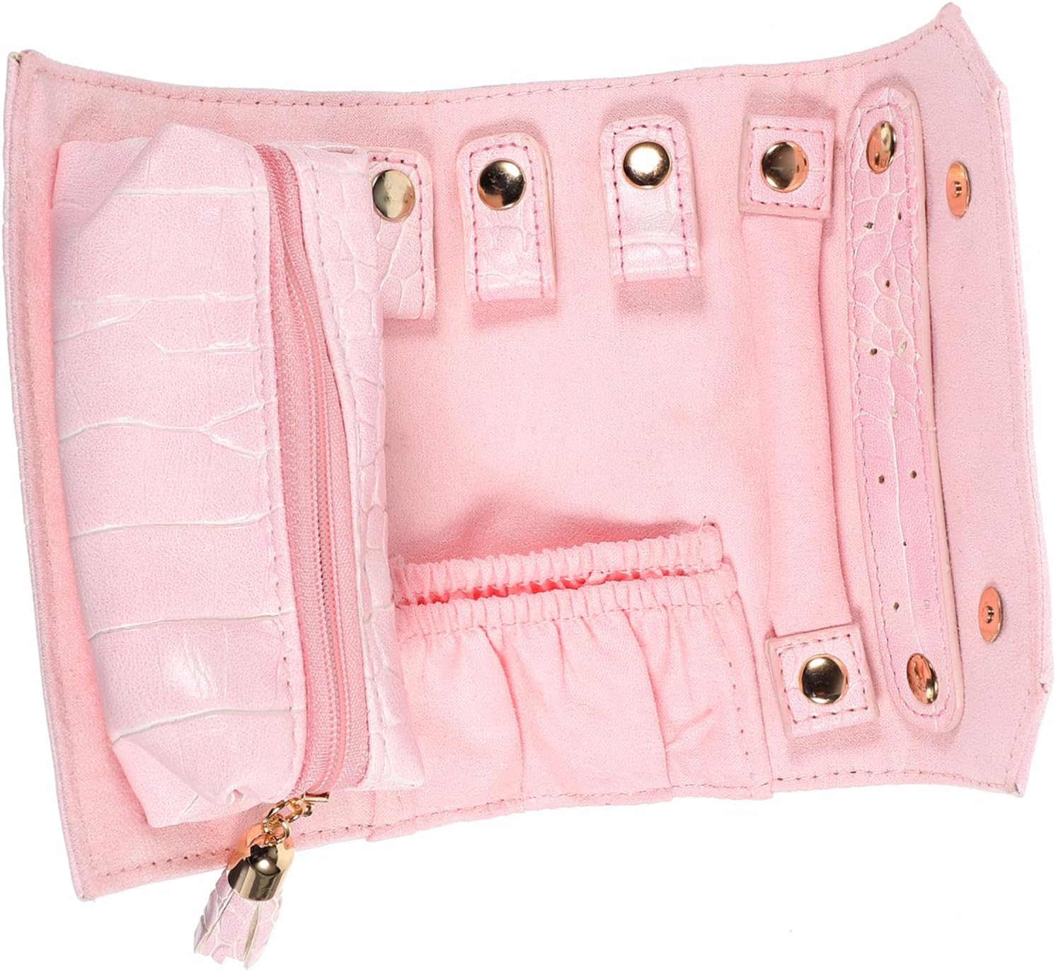 Ciieeo 3pcs Travel Jewelry Organizer Bag Jewelry Roll Storage Bag Portable Holder Roll Multi-function Organizer Pouch for Travel