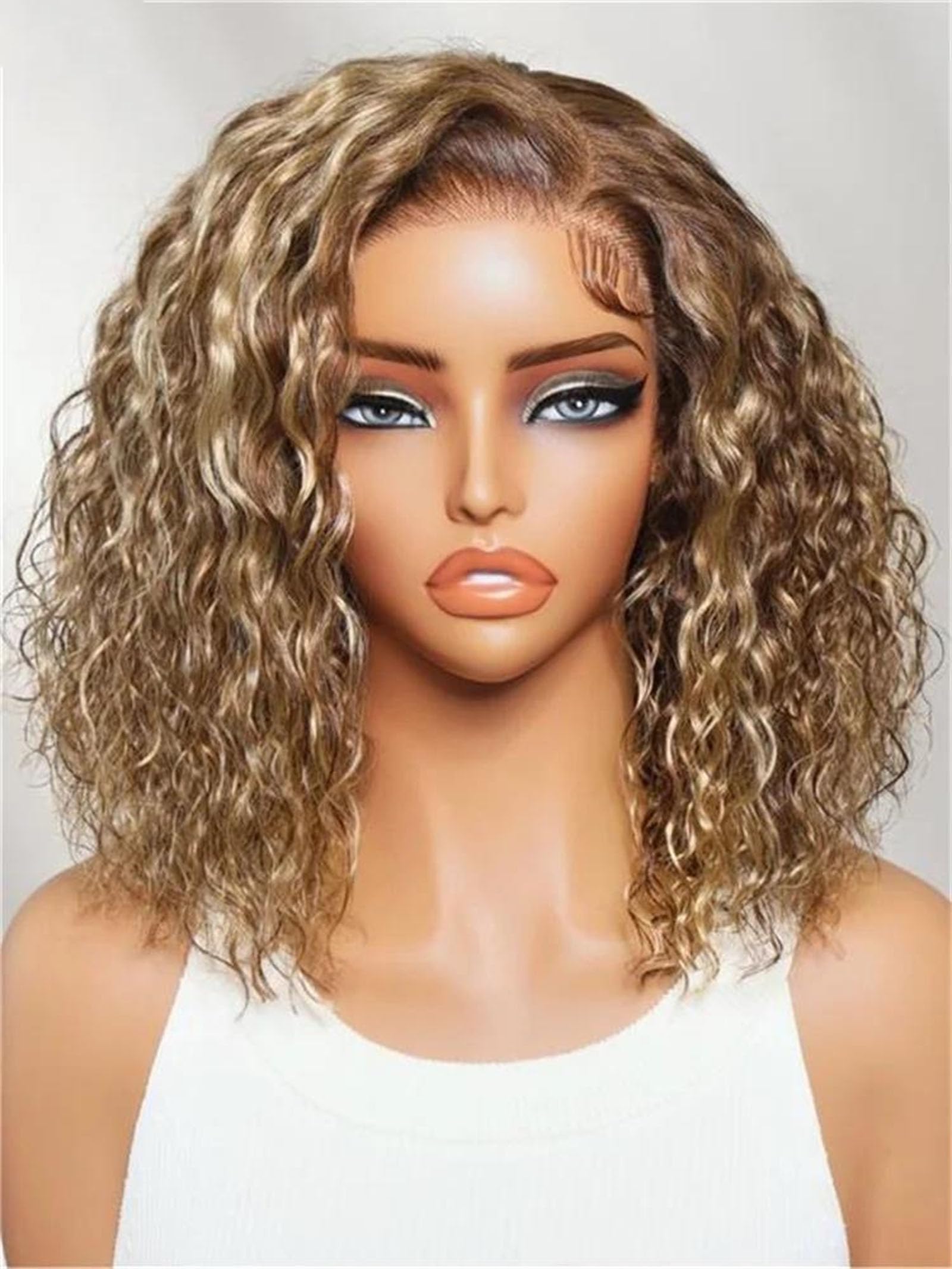 Parrucche anteriori del pizzo dei capelli umani per le donne Balayage Brown