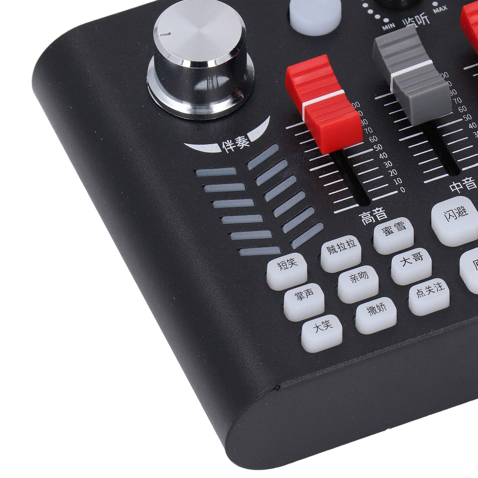 Paquete de Equipo de Podcast Kit de Tarjeta de Sonido con Micrófono con Cancelación de Ruido para Transmisión en, con Soporte para Teléfono y Auriculares para PC Portátil, Adecuado para