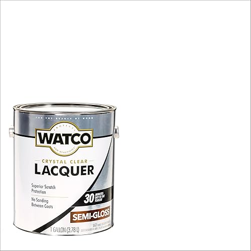 Miniatura 9 de Rust-Oleum Watco 63281 - Aerosol de acabado de madera transparente lacado, 11.25 onzas, satinado transparente