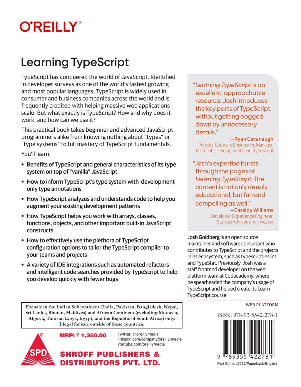 Learning TypeScript: Enhance Your Web Development Skills Using Type-Safe JavaScript (Grayscale Indian Edition) 1