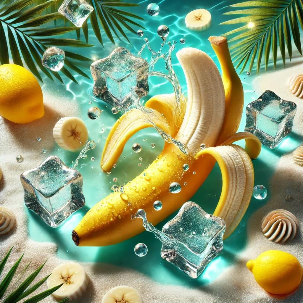 Banana Ice - banana ghiaccio aroma concentrato - vegano - Sasami - 100ml