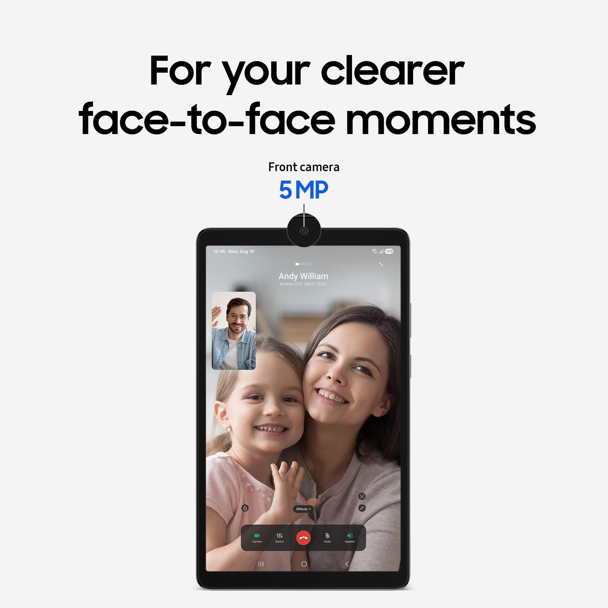 Samsung Galaxy Tab A11, Android Tablet, Sleek Design, 8.7'' Clear Display, 90Hz Smooth Motion, 64GB Storage, 4GB Memory, Dolby Dual Speakers, Grey, 3 Year Extended Warranty (UK Version) — view 5