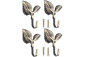 Bedecked with Bronze: Alluring Leaf Wall Hooks for a Touch of Nature