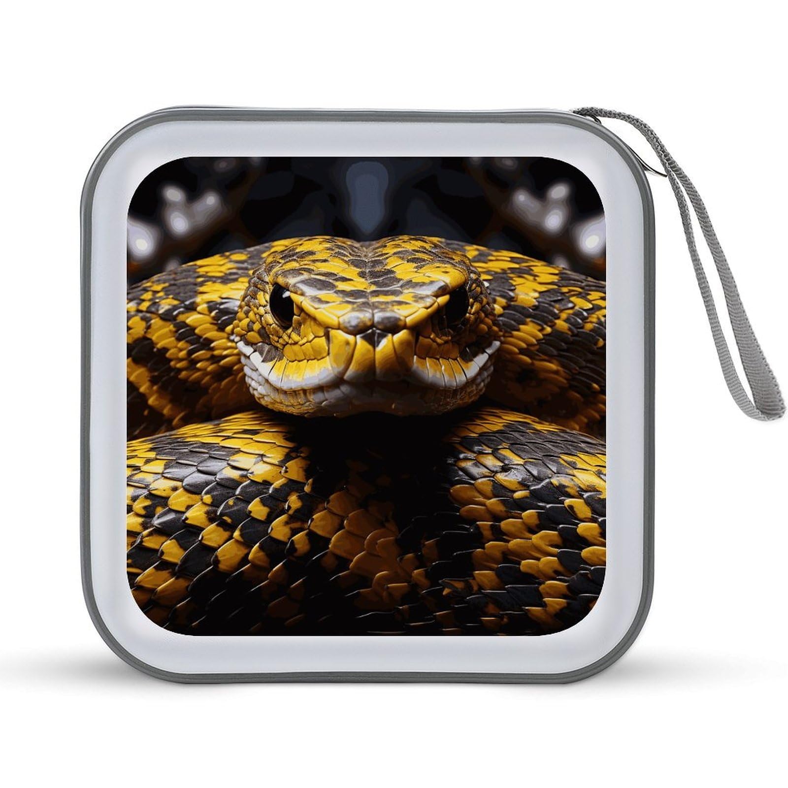 Estuche para CD y DVD de plástico duro antirrayaduras con cremallera para 40 compartimentos