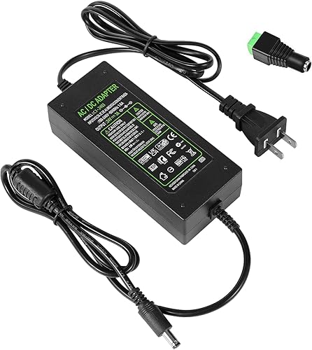 Adaptador de fuente de alimentación de 24 V, 3 A, 72 W, convertidor de CA a CC, transformador de 100  240 V entrada de CA con punta de CC de 0.217 x