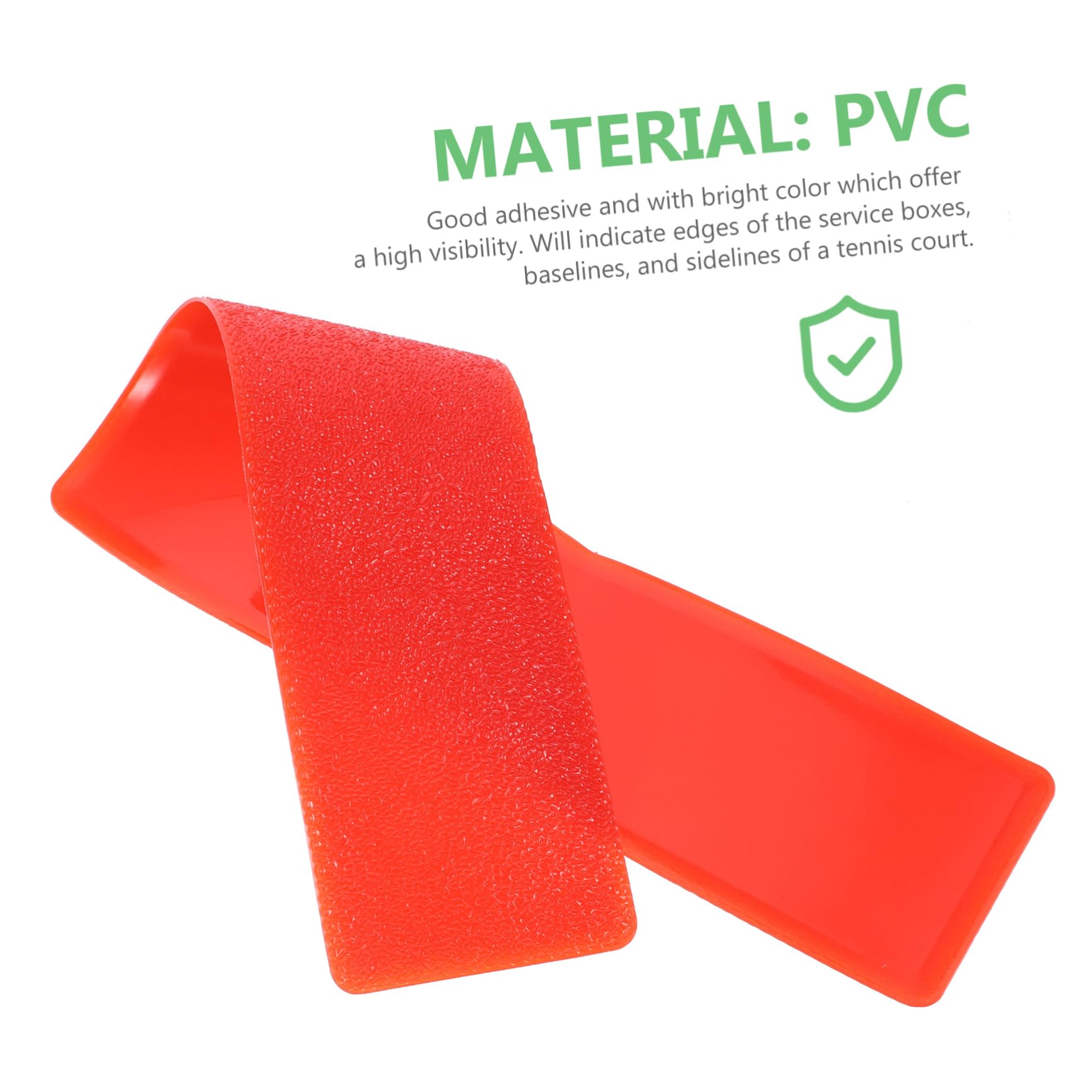 Toyvian Marcatori per Pavimenti in PVC, 4 Unitá, Angolo Retto, Resistenti agli Strappi e Antiscivolo, per Allenamento Sportivo e Campi da Tennis