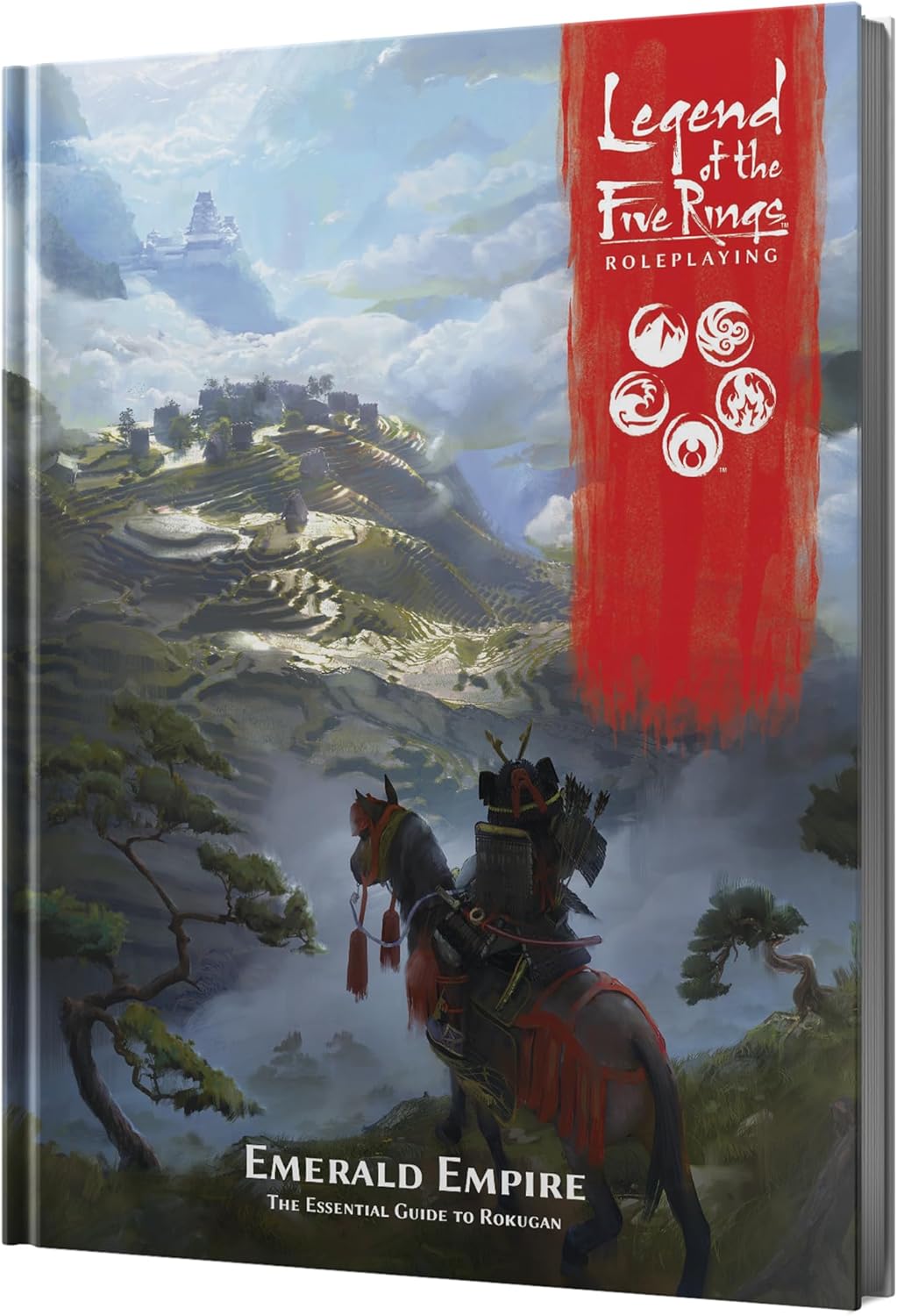 Asmodee Legend of The Five Rings Roleplaying Game Emerald Empire SOURCEBOOK - Explore The Rich Culture and Geography of Rokugan, Ages 14+, 3-5 Players, 2 Hour Playtime