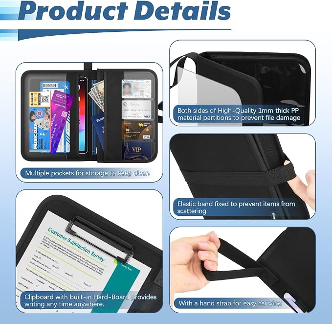 Organizador de Documentos para Auto miniatura 3