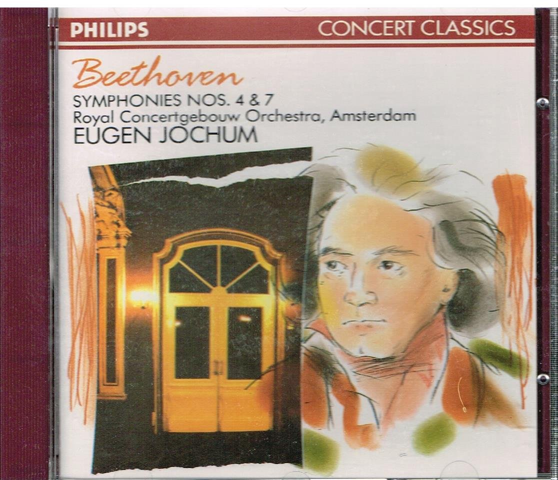 Beethoven-Jochum-Symphonie N 4 et 7 [Audio CD]