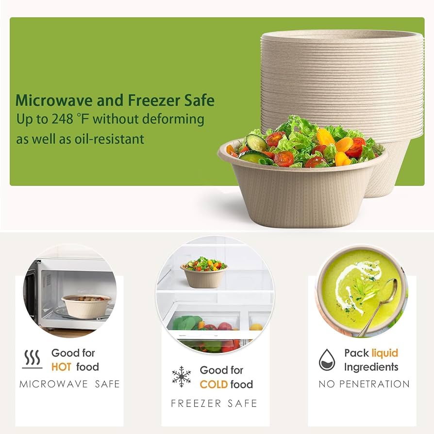 Amazon.com: Homestockplus Large Disposable Bowl - Heavy Duty