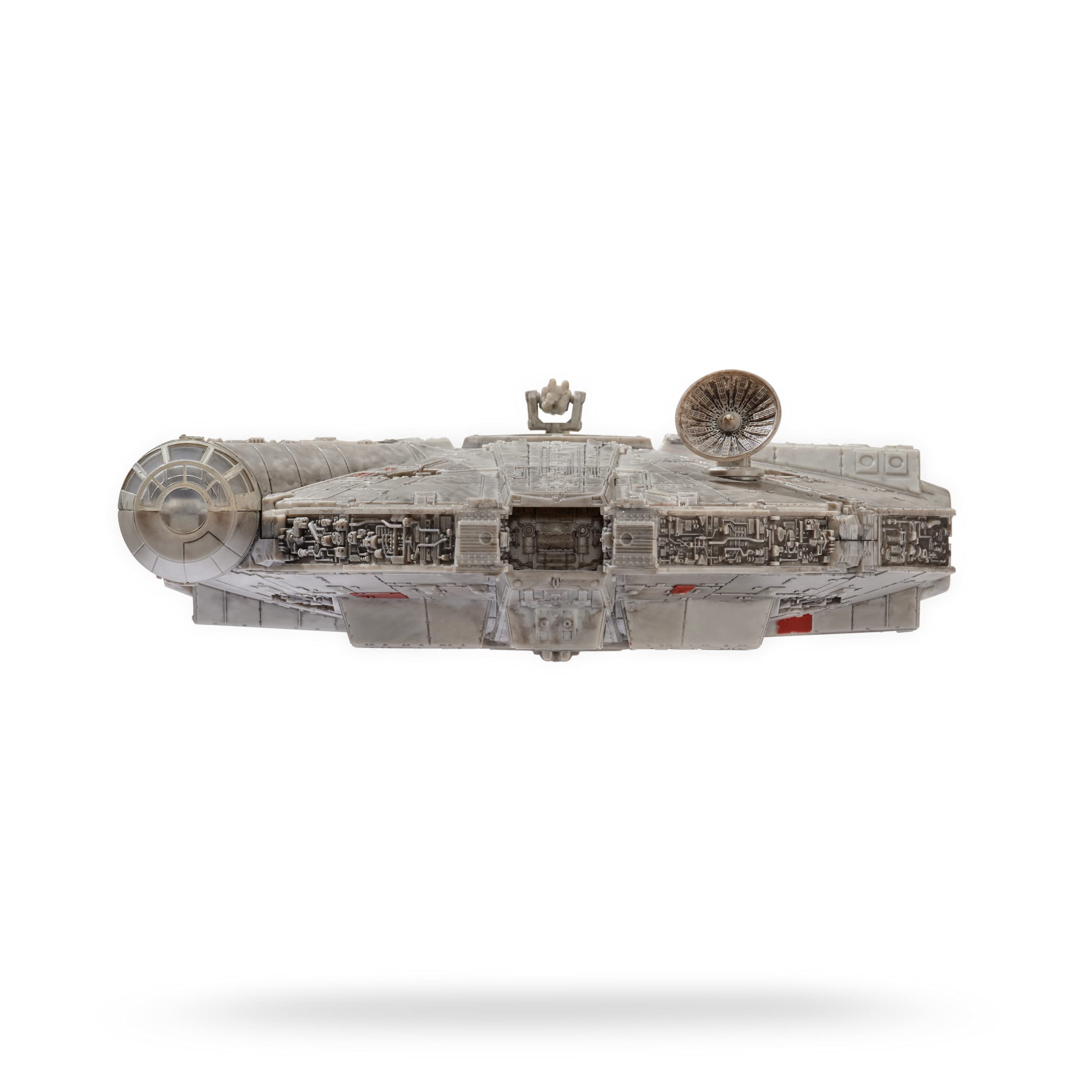 Bizak Star Wars Micro Galaxy Squadron, Vaisseau Halcon Mileanrio avec Lux et Son, Comprend 4 Figurines (62610022)