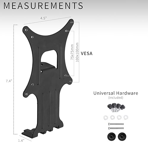 Miniatura 3 de VIVO Soporte de placa adaptador VESA de fijación rápida diseñado para monitores HP Pavilion 25xw, 24xw, 23xw, 22xw, 22cwa, 27cw, 25cw, 24cw, 23cw y