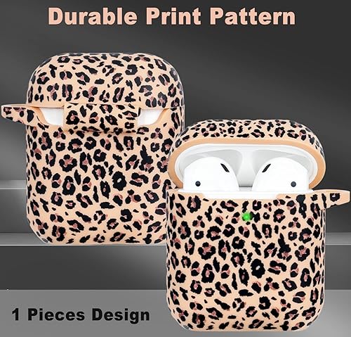 Miniatura 2 de Funda de silicona de guepardo compatible con Airpods, funda suave para auriculares, flexible, compatible con Airpods de 21 generación, funda de